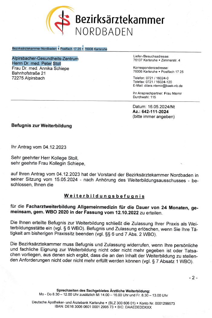 weiterbildung